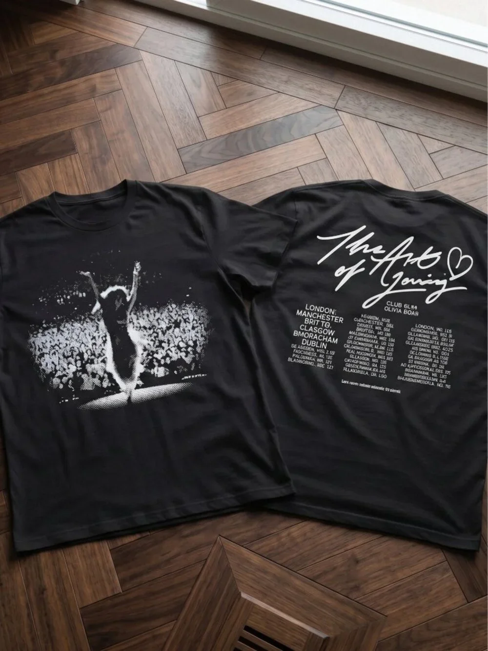 Olivia Dean The Art of Loving 2026 Tour Photo Graphic Double Sided T-Shirt